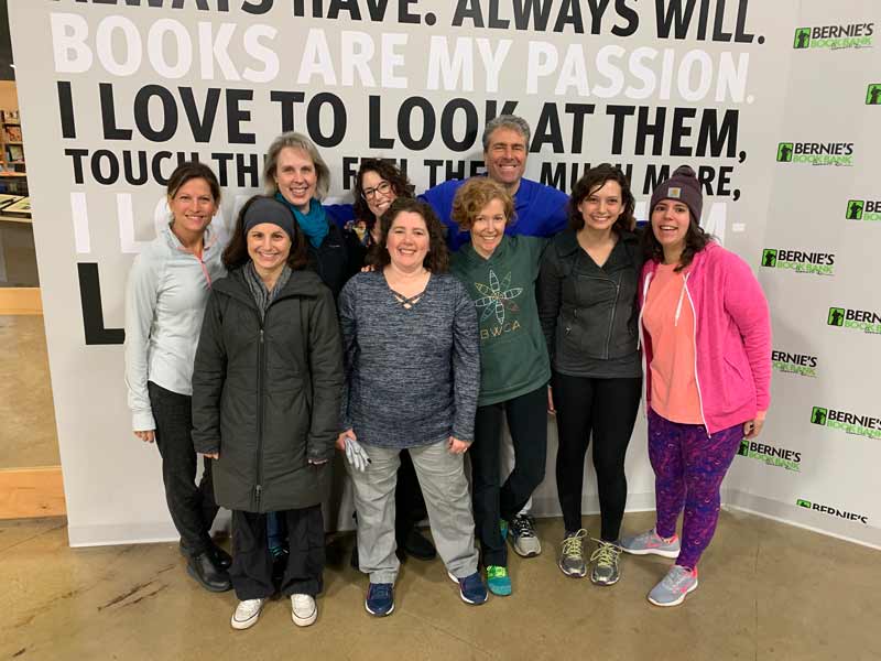 Firm Volunteer Outing at Bernie’s Book Bank Group of volunteers